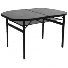 Стол Bo-Camp Northgate Oval 120x80 cm Black/Grey (1404187)