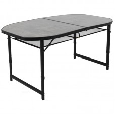 Стол Bo-Camp Northgate Oval 150x80 cm Black/Grey (1404188)