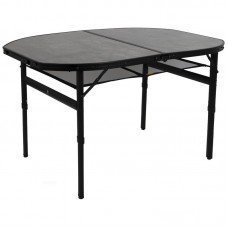 Стол Bo-Camp Northgate Oval 120x80 cm Black/Grey (1404187)