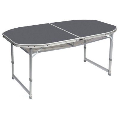 Стол Bo-Camp Case Model Oval 150x80 cm Grey (1404399), код: 7968