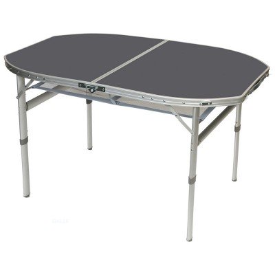 Стол Bo-Camp Case Model Oval 120x80 cm Grey (1404415), код: 7973