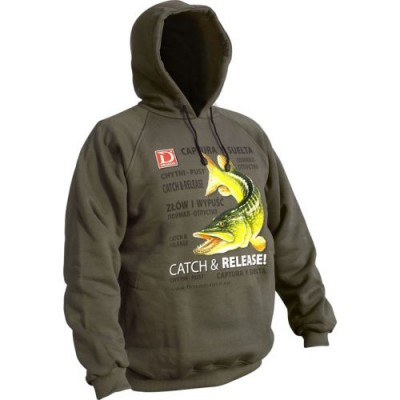 Реглан с капюшоном Dragon ЩУКА оливковый, L (PGD-BL-02-03), код: 7036