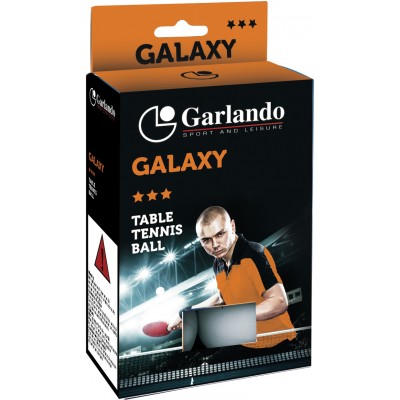 М'ячі для настільного тенісу 6 шт. Garlando Galaxy 3 Stars (2C4-119), код: 9139