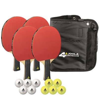 Набір для настільного тенісу Joola Quattro 4 Bats 10 Balls (54818), код: 9551
