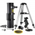 Телескоп Bresser Pollux 150/1400 EQ3 Carbon з сонячним фільтром і адаптером для смартфона (4690900), код: 9749