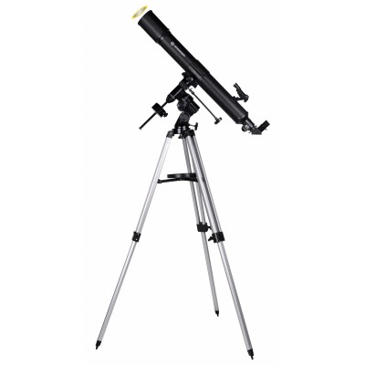 Телескоп Bresser Quasar 80/900 EQ Refractor Solar Carbon з сонячним фільтром і адаптером для смартфона (4780909), код: 9015