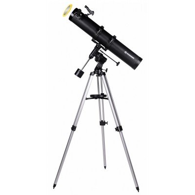 Телескоп Bresser Galaxia II 114/900 EQ Solar Carbon з сонячним фільтром і адаптером для смартфона (4614909), код: 9004