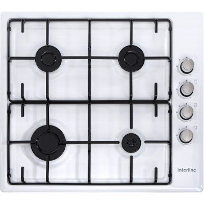 Варочная поверхность газовая Interline TK 4340 WH, код: 6368
