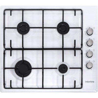 Варочная поверхность газовая Interline TK 4340 WH, код: 6368