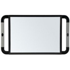 Зеркало косметическое с ручками Sibel 0130991-02 (black 23x40 см.)