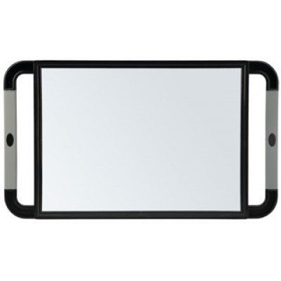Зеркало косметическое с ручками Sibel 0130991-02 (black 23x40 см.), код: 6540